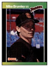 Mike Brumley 1989 Donruss #302 San Diego Padres VTG Baseball *326