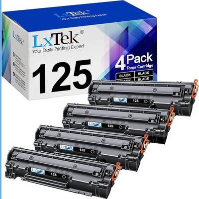 4 Pack CRG125 Toner cartridge Compatible for Canon 125 imageCLASS Printers