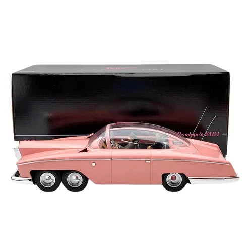 AMIE 1/18 Lady Penelope's Thunderbirds FAB 1 Resin Car Model Gift US