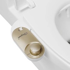 Bidet, Bidet Attachment for Toilet, Non-Electric Fresh Water Bidet Champagne