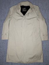 VTG London Fog Maincoats Trench Coat Sz 36 Reg. Sherpa Faux Fur Lined Removable