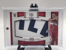 2024-25 Panini NT Rookie Jumbo Materials Kyshawn George 2clr Patch RC #d 19/24