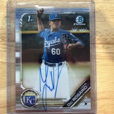Yefri Del Rosario 2019 Bowman Chrome Prospects Autographs Refractor /499