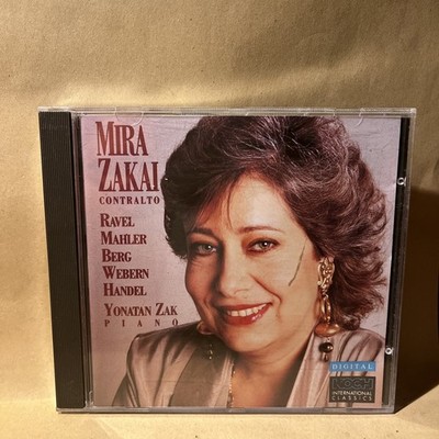 MIRA ZAKAI, Contralto - Ravel Mahler Berg Webern Händel | sehr gut (C3966)