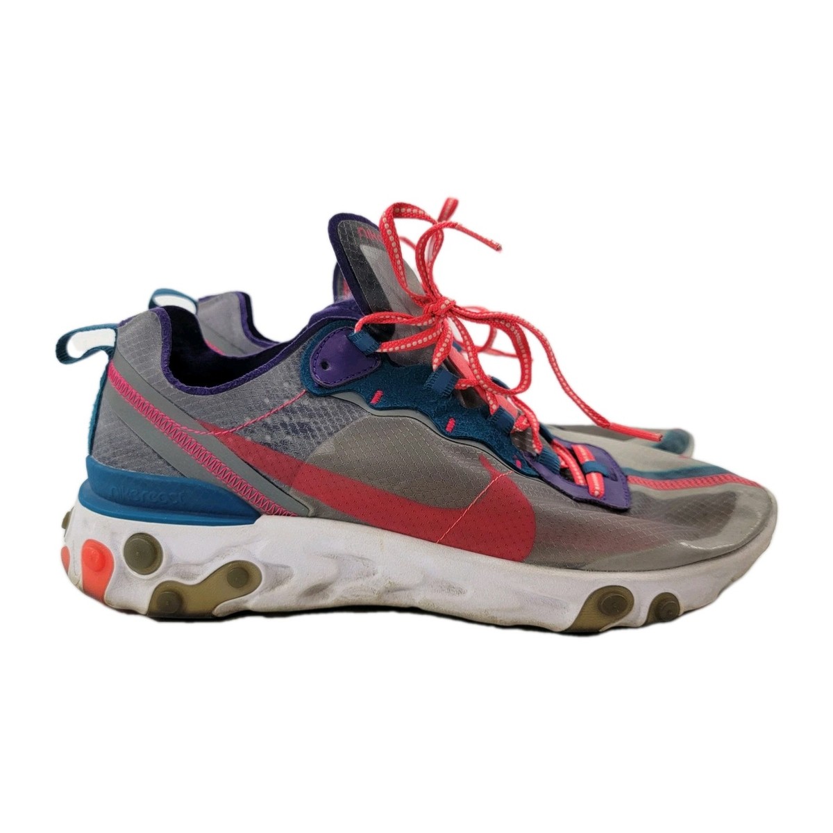 Nike Men\'s React Element 87 Red Orbit Running Shoes  CJ6897-061 Size 11.5 Buy NIKE React Element 87 Mens Cj6897-061 Size 7.5 at Amazon.in main image 2