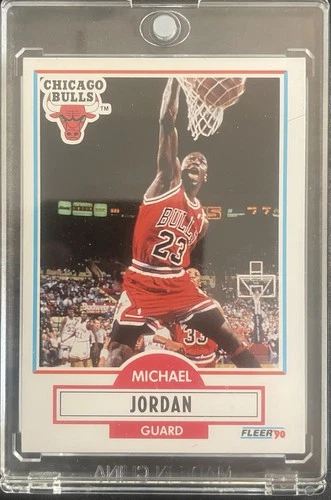 1990 Fleer Michael Jordan card #26 ~ Rare Multiple Errors ~ Chicago Bulls!!