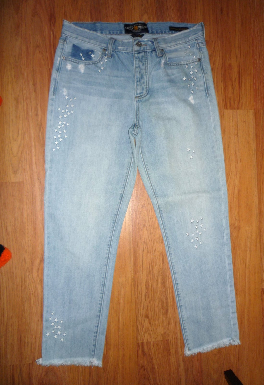 Womens 6/28 Lite Wash Casual Button Fly