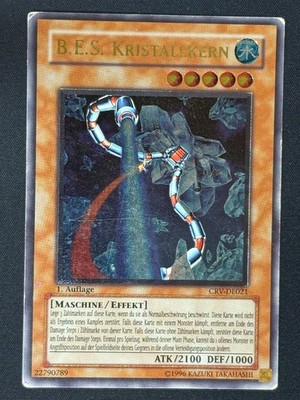 B.E.S. Kristallkern CRV-DE021 1st ED Ultimate Rare Deutsch VG Yugioh