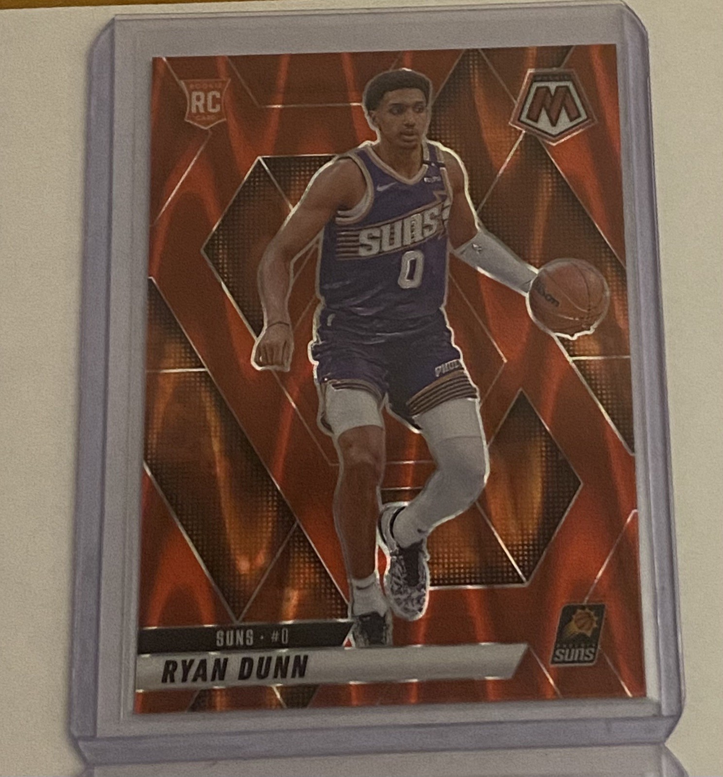 2024-25 Panini Mosaic - Rookies Ryan Dunn #233 Seismic Red Prizm /299 (RC)