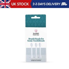 Image of Spotlight Oral Care Sonic Toothbrush White 3x Replacement Brush Heads