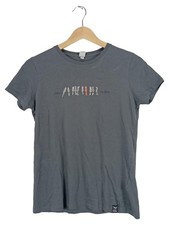 IRIEDAILY Damen T-Shirt Grau Vogelmotiv Einheitsgröße Casual