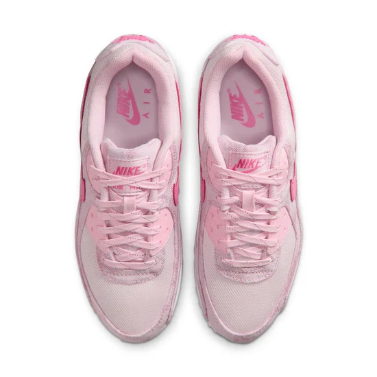 NIKE Air Max 90 - Womens Pink Foam/Pinksicle/Pearl Pink/White | eBay