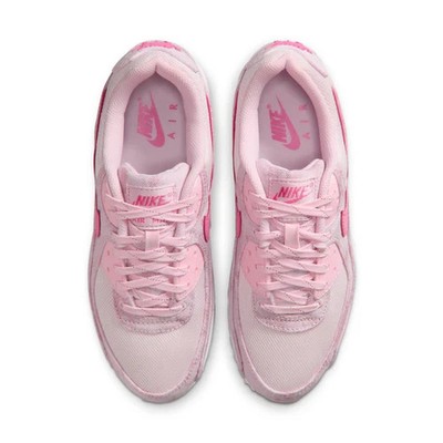 NIKE Air Max 90 - Womens Pink Foam/Pinksicle/Pearl Pink/White | eBay