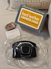 NOS Honeywell Pentax Spotmatic Black Leather Ever-Ready Camera Case Boxed