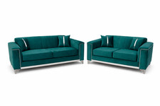 Alanya Turkish Sofa Plush Velvet 1 2 3 Seater Sofa Set UK Manufactured
