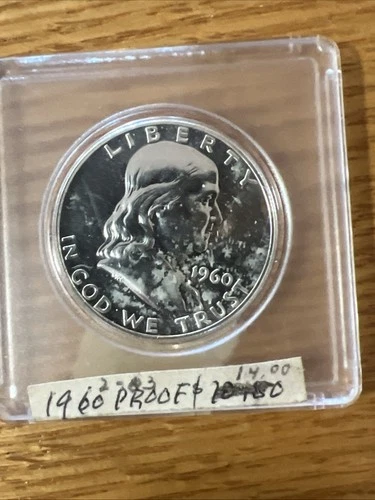 1960 Franklin Proof Half Dollar 90% Silver