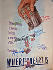 WHERE THE HEART IS --CAST SIGNED - MOVIE POSTER- vintage-w/COA             ekim — photo 2
