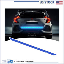 Car Rear Bumper Guard Reflective Sticker Anti-scratch Protector Color Blue
