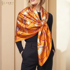 RARE VINTAGE HERMES Silk Scarf "Carnets de Bal" Carre 90 Duty-free US