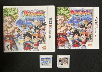 Dragon Ball Z Extreme Butoden & Fusions Bundle (Nintendo 3DS) Lot of 2 - Tested