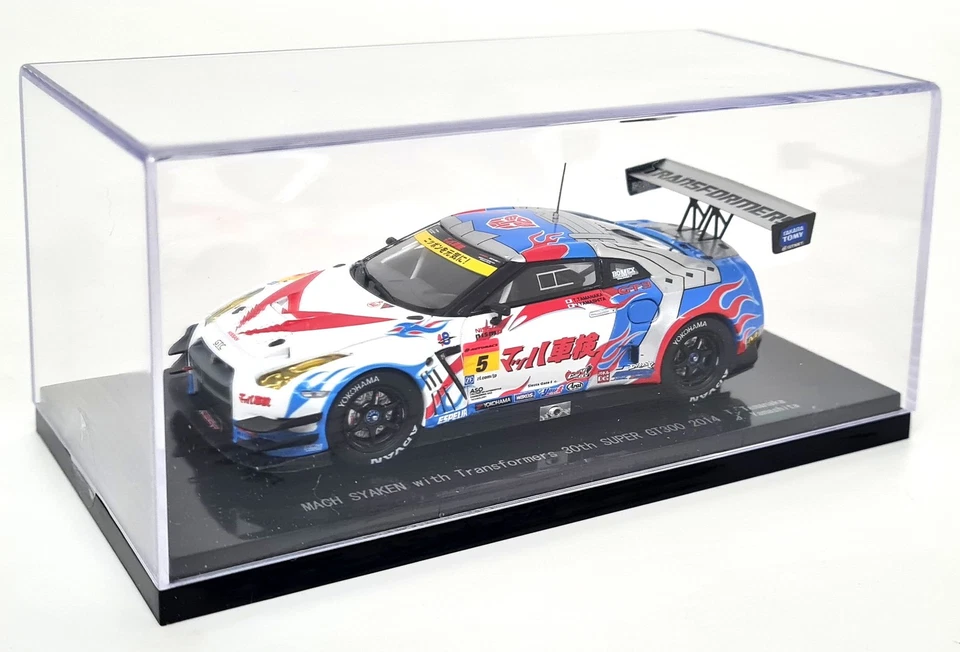 Ebbro 1/43 Nissan GT-R R35 Mach Syaken Transformers GT300 #5 Diecast Model Car - Image 3 of 4
