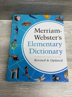 Merriam-Webster's Elementary Dictionary Revised Updated Hardcover For Kids