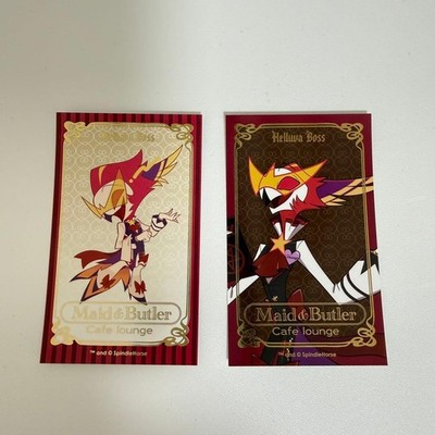 Helluva Boss Animate Cafe Vasago Foil Stamping Card