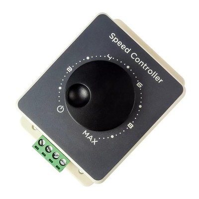 New 25kHz PWM DC Brush Motor Speed Regulator Waterproof Controller Switch