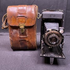 Zeiss Ikon BOB 510/2 Lens Nettar-Anastigmat Camera w/Case 1:7,7 F 10.5 England