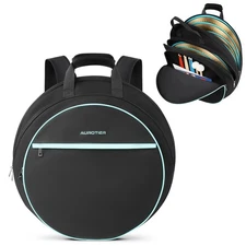 22" Cymbal Bag, Water-Resistant Cymbal Case with Thick Padded Dividers, Cymba...
