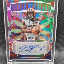 Panini Illusions Superlatives Kareem Hunt Autograph Football SS-KH 2022