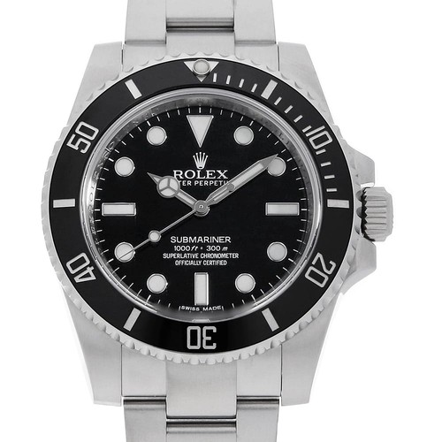 ROLEX SUBMARINER No Date 114060 black Random Number second han...