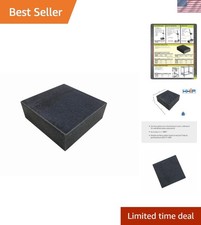 6" X 6" X 2" Granite Surface Plate, Grade B, 0 Ledge
