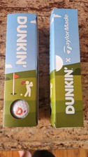 Lote de 3 pelotas de golf Dunkin Donuts Taylor Made Munchkins edición limitada .2026 nuevas