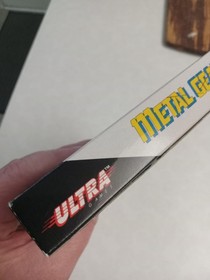 NES Metal Gear CIB Complete Map Included Nice Box!! Great Condition!!