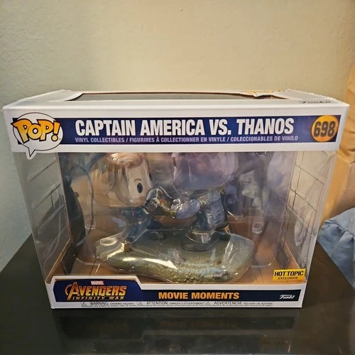 Funko Pop Marvel Captain America VS. Thanos 698 Hot Topic Exclusive Vinyl Figure