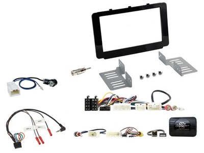 Radio Kit Steering Wheel Adapter Double Din Car Stereo For Toyota Hilux 16-20 USB