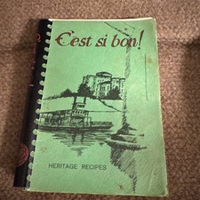 Vintage Cajun Creole Louisiana&nbsp;C'est Si Bon! Cookbook Young Women&rsquo;sChristian Org