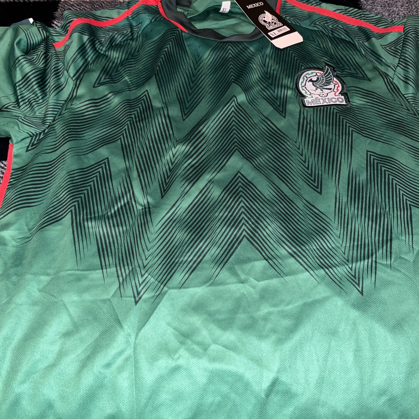 mexico match jerseys size xl