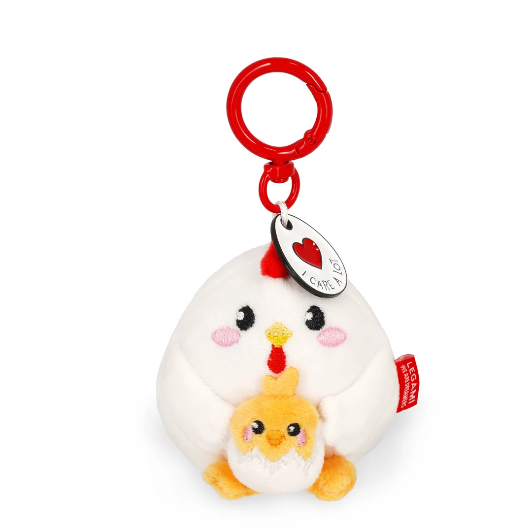 Legami - Portachiavi Di Peluche Hen - Tiny Super Soft! - Immagine 2
