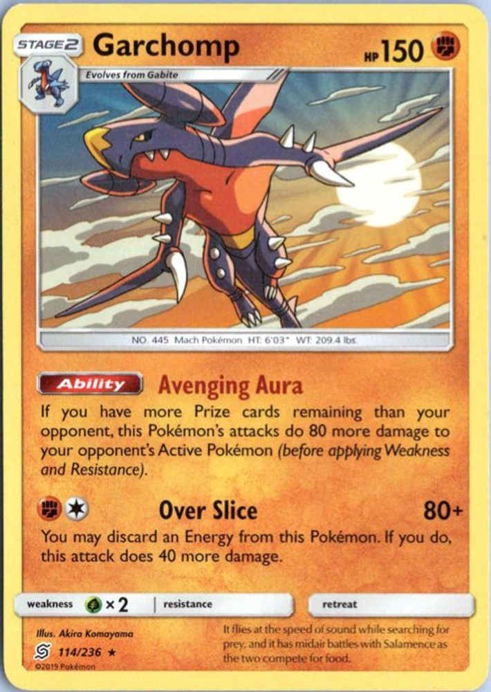 Garchomp (SM Unified Minds) 114/236 PR NM