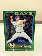 Jason Adam 2024 Topps Update #US102 Green /499 Rookie Tampa Bay Rays