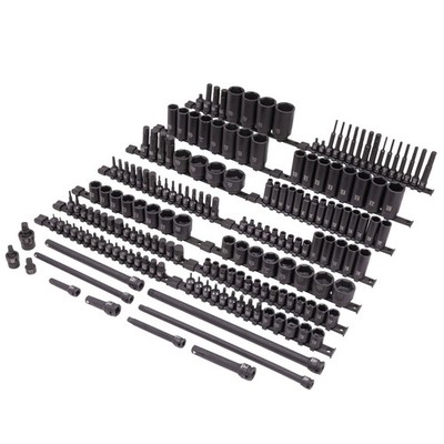Sunex 10181_43 181-Piece Master Impact Socket Set 3/8'' & 1/2'' Drive