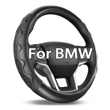 For Bmw Steering Wheel Cover No-slip Nappa Leathercarbon Fiber Car Accessories For Bmw Steering Wheel Cover No-slip Nappa Leathercarbon Fiber Car Accessories