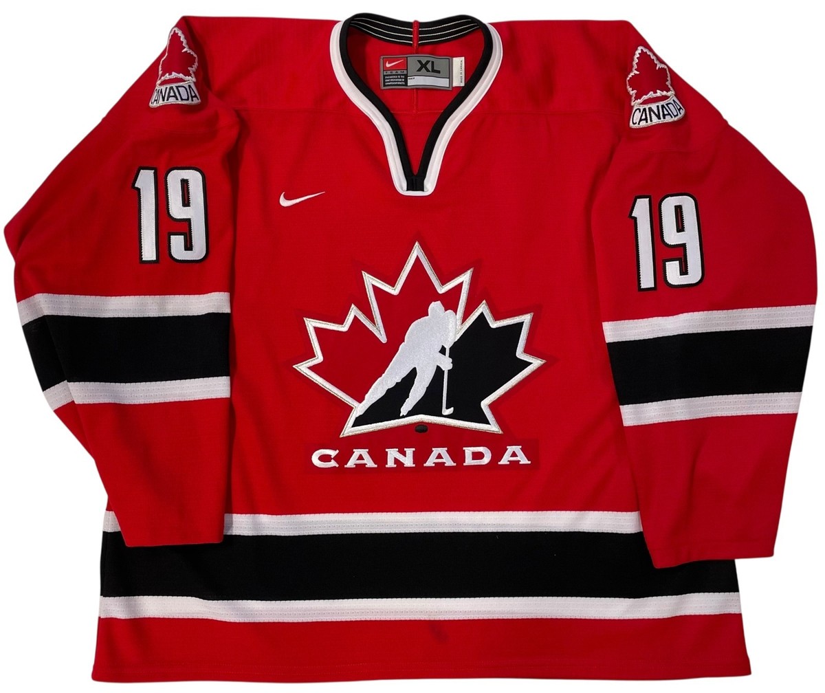 STEVE YZERMAN 2002 OLYMPICS TEAM CANADA RED NIKE JERSEY SIZE XL | eBay
