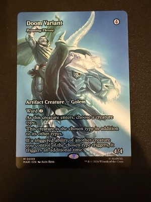 Doom Variant - Roaming Throne (Borderless) Marvel Universe Eternal-Legal Regular