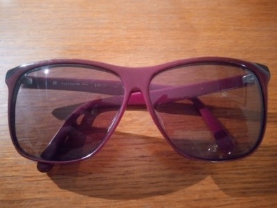 GUY LAROCHE Brille + Etui glasses FASSUNG 126-F Made in France Burgund/Schwarz
