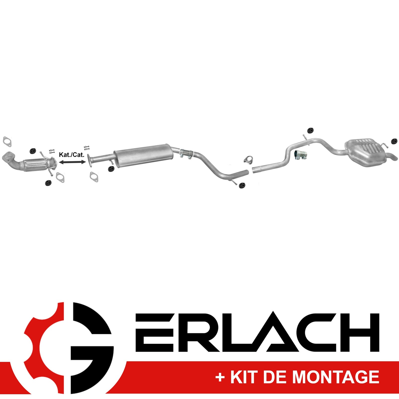 Silencieux echappement Ford Mondeo III 1.8 16V 3388 finitions soignees ajustement parfait