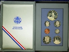 1986 PRESTIGE Proof Set. U.S. Mint Made. Complete & Original. With Box