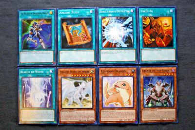Blue-Eyes White Dragon deck support cards (The Melody of Awakening, Spirit...)
